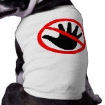 Hands off t-shirt for dogs pet clothing