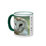 Handsome Barn Owl Ringer Mug