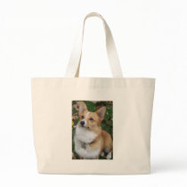 Handsome Corgi Tote Bags