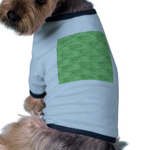 Handwritten Happy St Patrick's Day Shamrock Clover Pet Tshirt