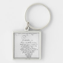 Handwritten Titlepage of The Well Tempered Keychains