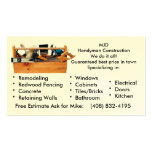 Handy Man Construction Business Card Template