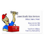 Handy Man Contractor Construction Business Card