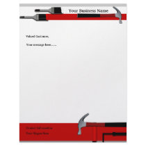 Handyman Carpenter Painter Letterhead Stationery