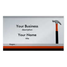 Handyman Hammer Business Card