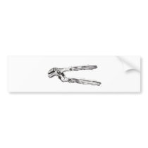 Handyman Tool Pliers Bumper Sticker