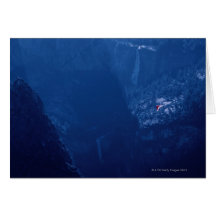 Hang Glider above Mountains Card