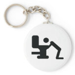 hang over icon key chain