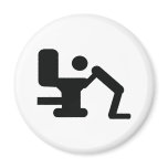 hang over icon magnet