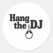 hang the dj sticker