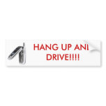 HANG UP AND DRIVE!!!! BUMPER STICKERS
