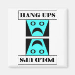 Hang Ups/Fold Ups - Laundry Refrigerator Magnet