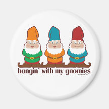 Hangin avec mon Gnomies Aimants Pour Réfrigérateur