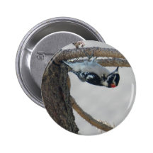 Hangin Out by Leslie Peppers Pinback Buttons
