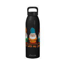 Hangin' With My Gnomies Reusable Water Bottle
