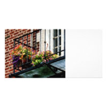 Hanging Baskets on Fire Escape