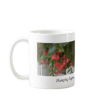 hanging begonia, hanging begonia, Hanging begon... Coffee Mug