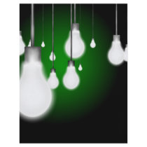 Hanging bulbs personalized flyer