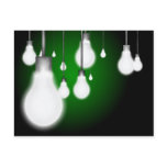 Hanging bulbs postcards