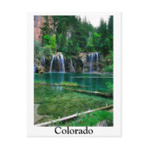 hanging lake, Colorado Post Card