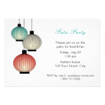 Hanging Lanterns Party Invitation invitations