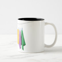 Hanging microfiber towels coffee mug
