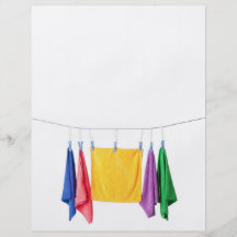 Hanging microfiber towels custom flyer