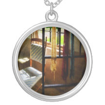 Hanging Skeins of Yarn Necklace