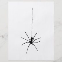 Hanging Spider Personalized Flyer