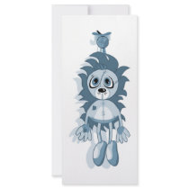 Hanging Teddy Blue