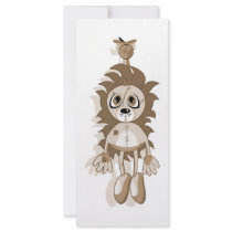 Hanging Teddy Orange Sepia