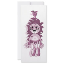 Hanging Teddy Pink