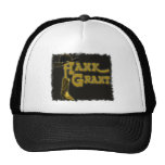 Hank Grant Ball Cap w/ Black Logo Trucker Hats
