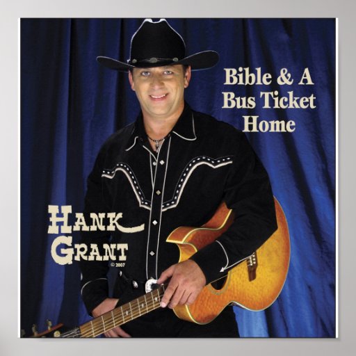 Hank Grant Poster CD Cover