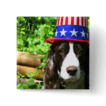Hankie Doodle Dandy Pinback Button