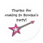 Hanna Montana/Rock Star Goody Bag Label stickers