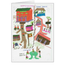 Hannah Leads her Family in Creating a Vision Cards
