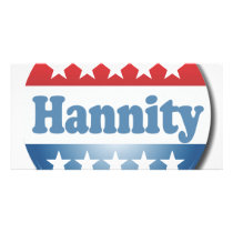 Hannity Button Customized Photo Card
