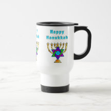 Hanoukka heureux tasse à café