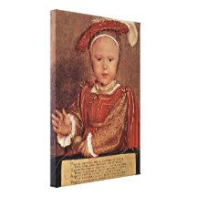 Hans Holbein the Younge - Edward VI as a child Gallery Wrapped Canvas
