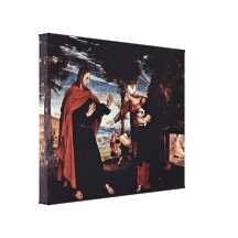 Hans Holbein the Younger - Noli me tangere Stretched Canvas Print
