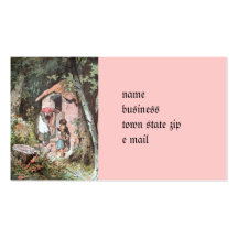 Hansel and Gretel and the Witch at the Door Business Card Template