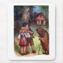 Hansel and Gretel Meet the Witch Mousepads