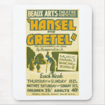 Hansel et Gretel - opéra par Engelbert Humperdinck Tapis De Souris