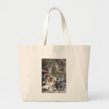 Hansel & Grethel meet the Witch Canvas Bags