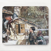 Hansel & Grethel meet the Witch Mousepad
