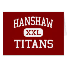 Hanshaw - Titans - Middle - Modesto California Greeting Cards