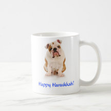 Hanukkah Bulldog Mug