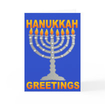 HANUKKAH GREETINGS Card