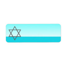 Hanukkah Label Star Of David